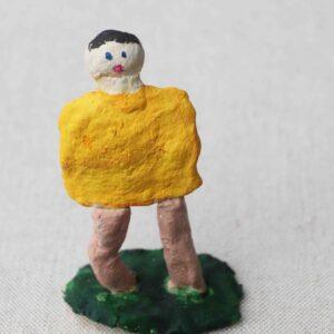 Kaksipuolinen Ihmeellinen maailma patsas