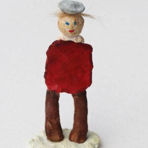 Kaksipuolinen Et arvaakaan patsas